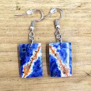 OOAK Sodalite Gemstone Earrings
